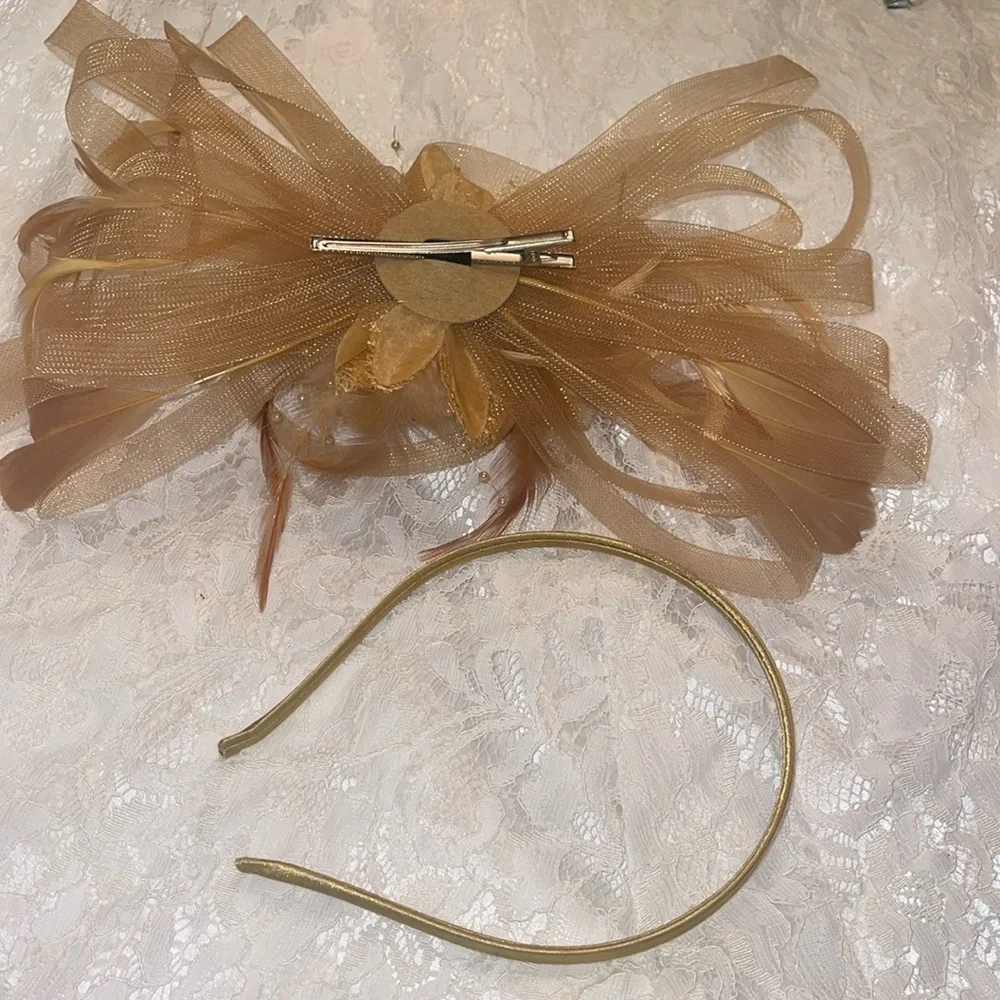 Tulle Fascinators Tea Party Kentucky Derby, Cocktail, Wedding Fancy Dress